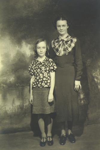 Sister Gladys & Maxine (Age 15)